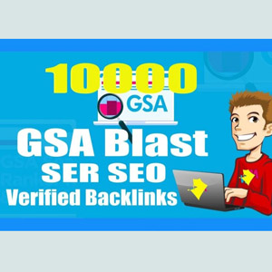 Get 10, 000 GSA SER Backlinks easy Link Juice and Faster Index