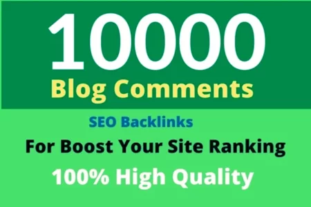 10,000 Blog Comments SEO Backlinks for Tier 2/3 - Boost Google Rankings
