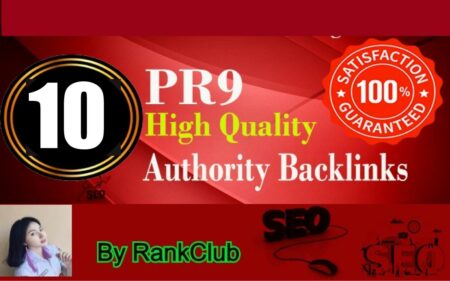 Get 10 PR9 Authority Backlinks with 100% Satisfaction Guarantee