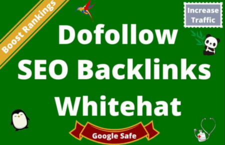 You will get 100 High-Quality Whitehat SEO Backlinks with Powerful Dofollow Link Building